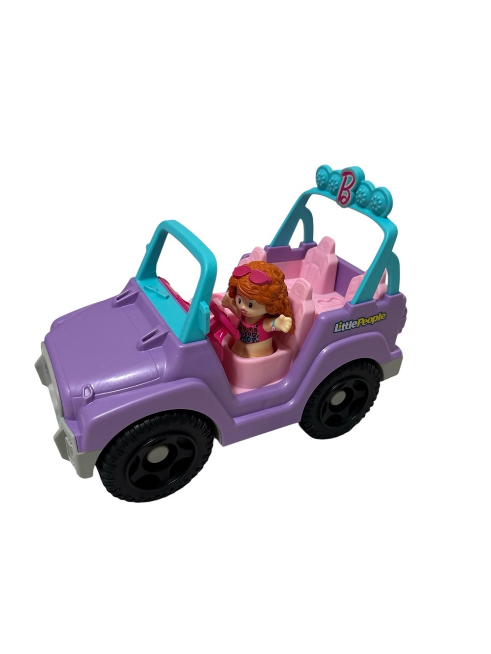 Little People Barbie Jeep Purple & Teal